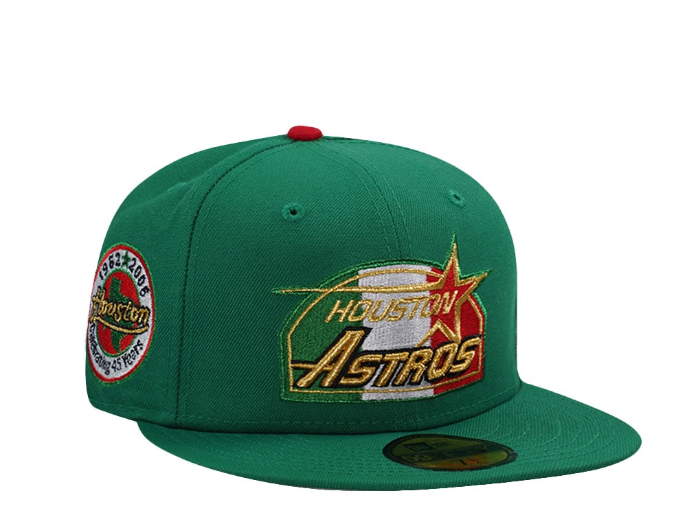 New Era Houston Astros 45th Anniversary Kelly Green Prime Edition 59Fifty Fitted Cap